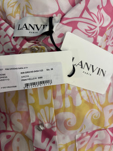 Silk mid-length dress by Lanvin
